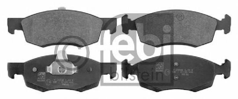 FEBI BILSTEIN 24673 - Brake Pad Set, disc brake Front Axle DACIA