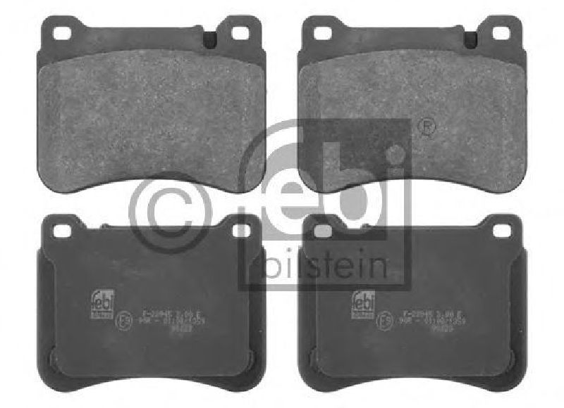 FEBI BILSTEIN 23945 - Brake Pad Set, disc brake Front Axle MERCEDES-BENZ