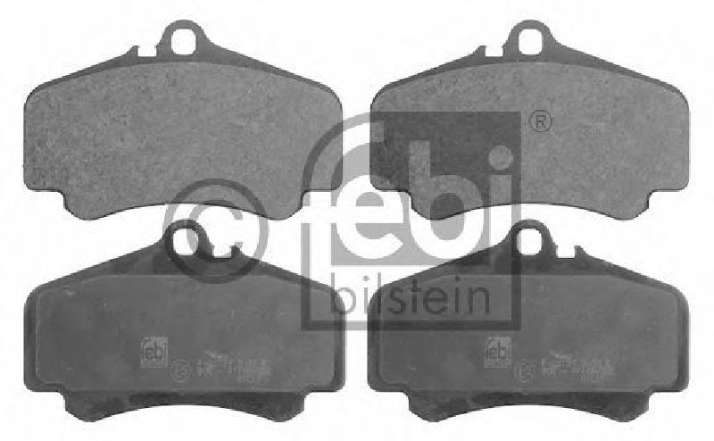 FEBI BILSTEIN 23139 - Brake Pad Set, disc brake Front Axle PORSCHE