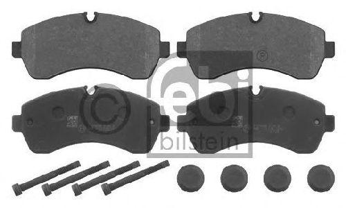 FEBI BILSTEIN 29200 - Brake Pad Set, disc brake Front Axle MERCEDES-BENZ, VW