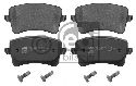 FEBI BILSTEIN 24606 - Brake Pad Set, disc brake Rear Axle AUDI