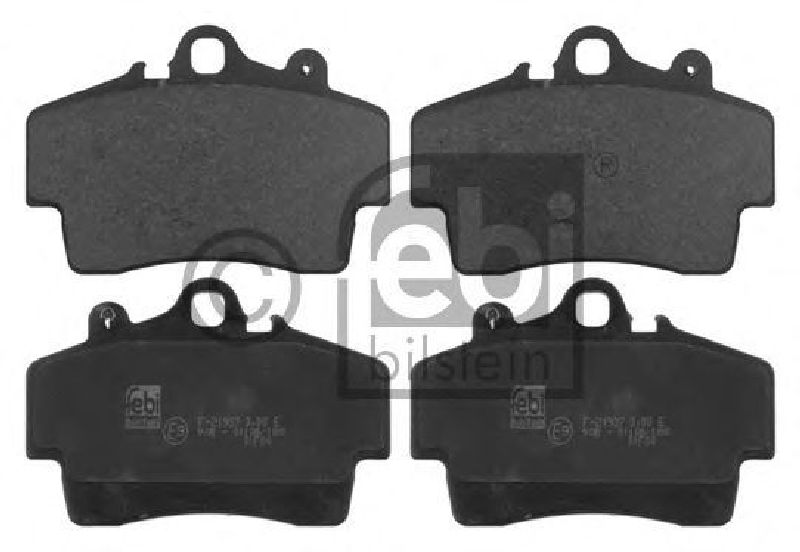 FEBI BILSTEIN 21937 - Brake Pad Set, disc brake Front Axle PORSCHE