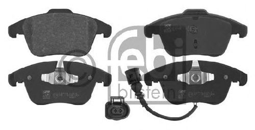 FEBI BILSTEIN 24332 - Brake Pad Set, disc brake Front Axle SEAT, VW, AUDI