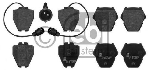 FEBI BILSTEIN 23119 - Brake Pad Set, disc brake Front Axle
