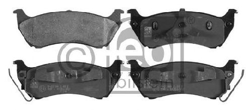 FEBI BILSTEIN 23189 - Brake Pad Set, disc brake Rear Axle