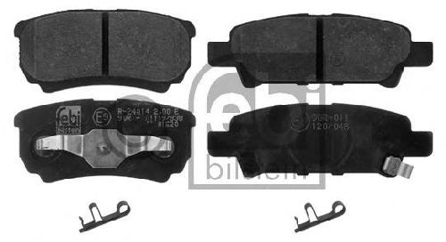 FEBI BILSTEIN 24014 - Brake Pad Set, disc brake Rear Axle MITSUBISHI