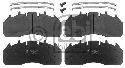 FEBI BILSTEIN 29174 - Brake Pad Set, disc brake Front Axle | Rear Axle VOLVO