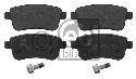 FEBI BILSTEIN 24820 - Brake Pad Set, disc brake Rear Axle RENAULT