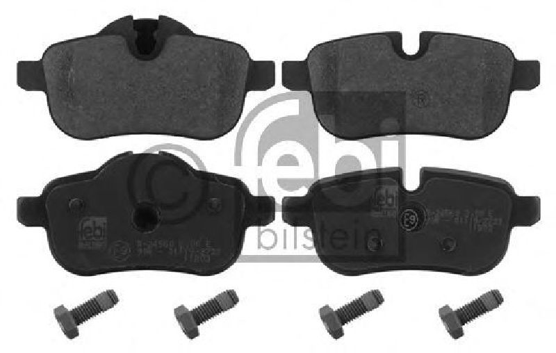 FEBI BILSTEIN 24559 - Brake Pad Set, disc brake Rear Axle BMW