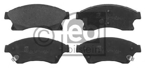 FEBI BILSTEIN 25031 - Brake Pad Set, disc brake Front Axle OPEL, VAUXHALL, CHEVROLET