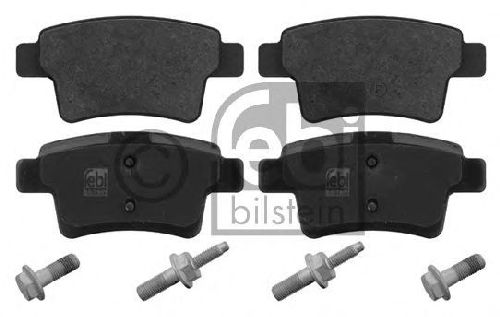 FEBI BILSTEIN 24540 - Brake Pad Set, disc brake Rear Axle CITROËN