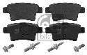 FEBI BILSTEIN 24540 - Brake Pad Set, disc brake Rear Axle CITROËN