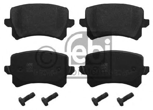 FEBI BILSTEIN 24483 - Brake Pad Set, disc brake Rear Axle VW