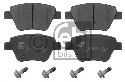 FEBI BILSTEIN 24563 - Brake Pad Set, disc brake Rear Axle SEAT, VW, SKODA, AUDI