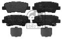 FEBI BILSTEIN 23543 - Brake Pad Set, disc brake Rear Axle HYUNDAI