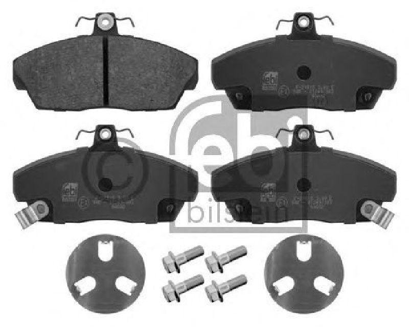 FEBI BILSTEIN 21515 - Brake Pad Set, disc brake Front Axle