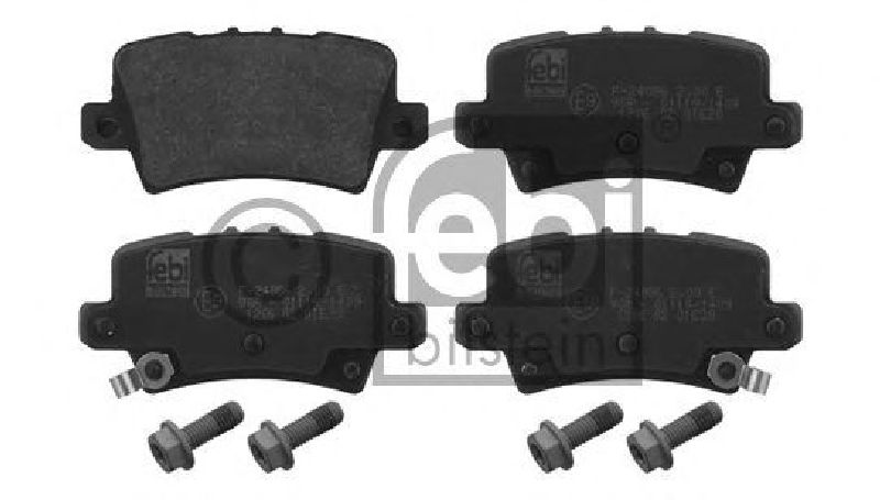 FEBI BILSTEIN 24086 - Brake Pad Set, disc brake Rear Axle HONDA