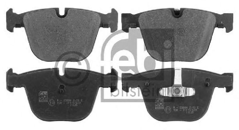 FEBI BILSTEIN 23731 - Brake Pad Set, disc brake Rear Axle BMW