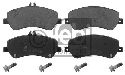 FEBI BILSTEIN 24867 - Brake Pad Set, disc brake Front Axle MERCEDES-BENZ