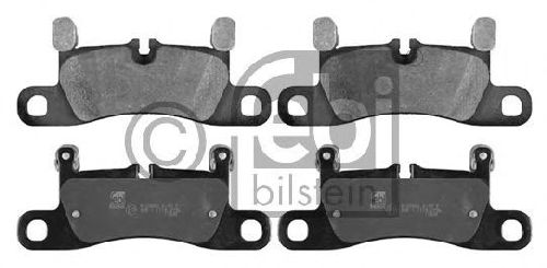 FEBI BILSTEIN 24721 - Brake Pad Set, disc brake Rear Axle PORSCHE, VW