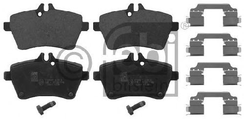 FEBI BILSTEIN 24077 - Brake Pad Set, disc brake Front Axle MERCEDES-BENZ