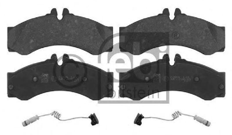 FEBI BILSTEIN 29153 - Brake Pad Set, disc brake Front Axle