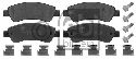 FEBI BILSTEIN 24465 - Brake Pad Set, disc brake Rear Axle PEUGEOT, CITROËN