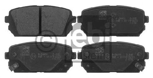 FEBI BILSTEIN 24491 - Brake Pad Set, disc brake Rear Axle KIA