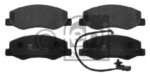 FEBI BILSTEIN 25172 - Brake Pad Set, disc brake Rear Axle VAUXHALL, OPEL, RENAULT