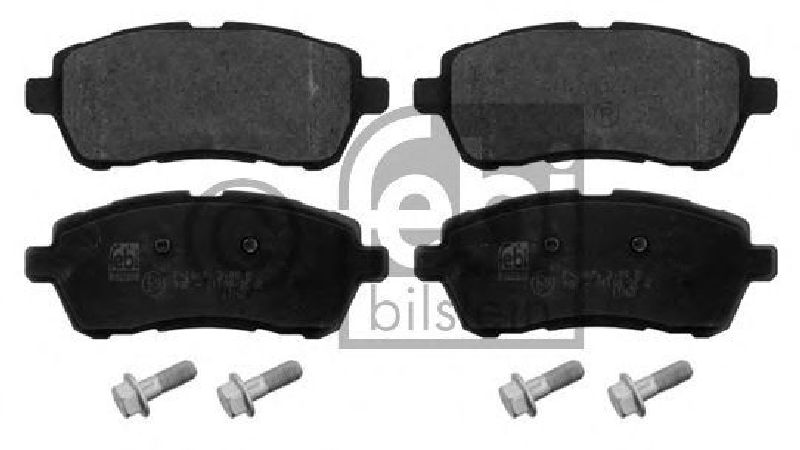 FEBI BILSTEIN 24283 - Brake Pad Set, disc brake Front Axle FORD, MAZDA