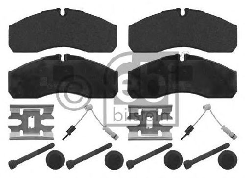 FEBI BILSTEIN 29160 - Brake Pad Set, disc brake Front Axle