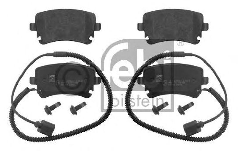 FEBI BILSTEIN 23326 - Brake Pad Set, disc brake Rear Axle VW