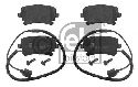 FEBI BILSTEIN 23326 - Brake Pad Set, disc brake Rear Axle VW