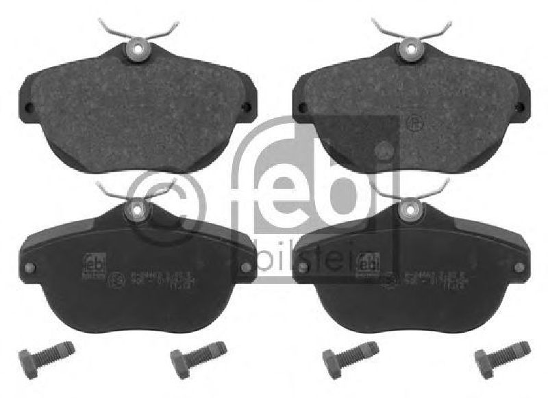 FEBI BILSTEIN 24462 - Brake Pad Set, disc brake Rear Axle CITROËN