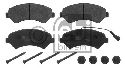 FEBI BILSTEIN 24466 - Brake Pad Set, disc brake Front Axle FIAT, PEUGEOT, CITROËN