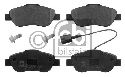 FEBI BILSTEIN 24072 - Brake Pad Set, disc brake Front Axle FIAT, FORD