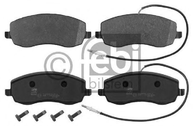 FEBI BILSTEIN 24839 - Brake Pad Set, disc brake Front Axle CITROËN, PEUGEOT, LANCIA, FIAT