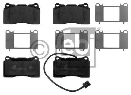 FEBI BILSTEIN 23092 - Brake Pad Set, disc brake Front Axle