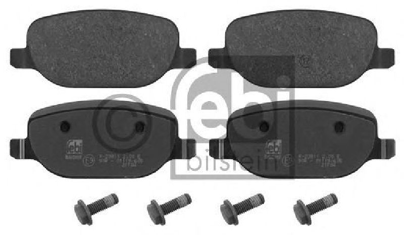 FEBI BILSTEIN 23760 - Brake Pad Set, disc brake Rear Axle ALFA ROMEO, LANCIA