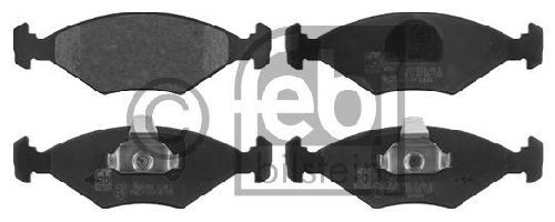 FEBI BILSTEIN 23775 - Brake Pad Set, disc brake Front Axle FIAT