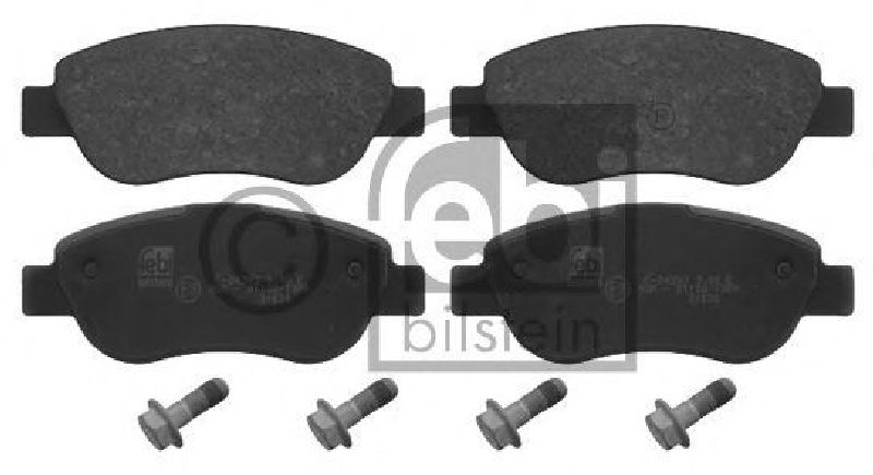 FEBI BILSTEIN 24393 - Brake Pad Set, disc brake Front Axle FIAT