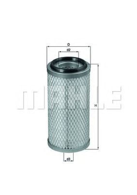 LX 272 KNECHT 77110331 - Air Filter FENDT, AEBI