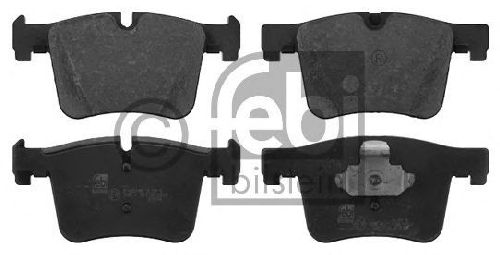 FEBI BILSTEIN 16861 - Brake Pad Set, disc brake Front Axle BMW