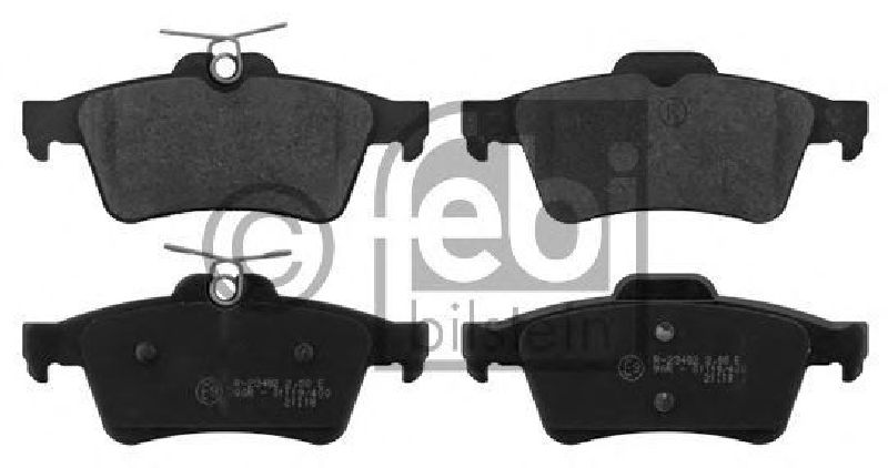 FEBI BILSTEIN 23482 - Brake Pad Set, disc brake Rear Axle FORD, VOLVO