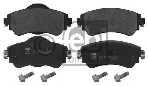 FEBI BILSTEIN 16866 - Brake Pad Set, disc brake Front Axle CITROËN