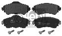 FEBI BILSTEIN 16866 - Brake Pad Set, disc brake Front Axle CITROËN