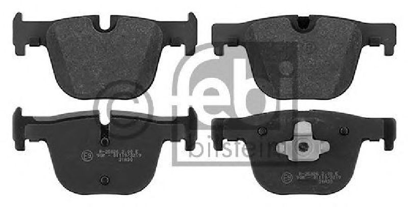 FEBI BILSTEIN 25026 - Brake Pad Set, disc brake Rear Axle BMW