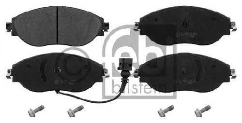 FEBI BILSTEIN 24738 - Brake Pad Set, disc brake Front Axle VW, SEAT, SKODA, AUDI