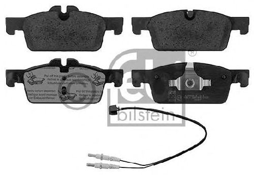 FEBI BILSTEIN 16874 - Brake Pad Set, disc brake Front Axle PEUGEOT