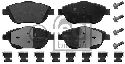 FEBI BILSTEIN 16875 - Brake Pad Set, disc brake Front Axle CITROËN, DS